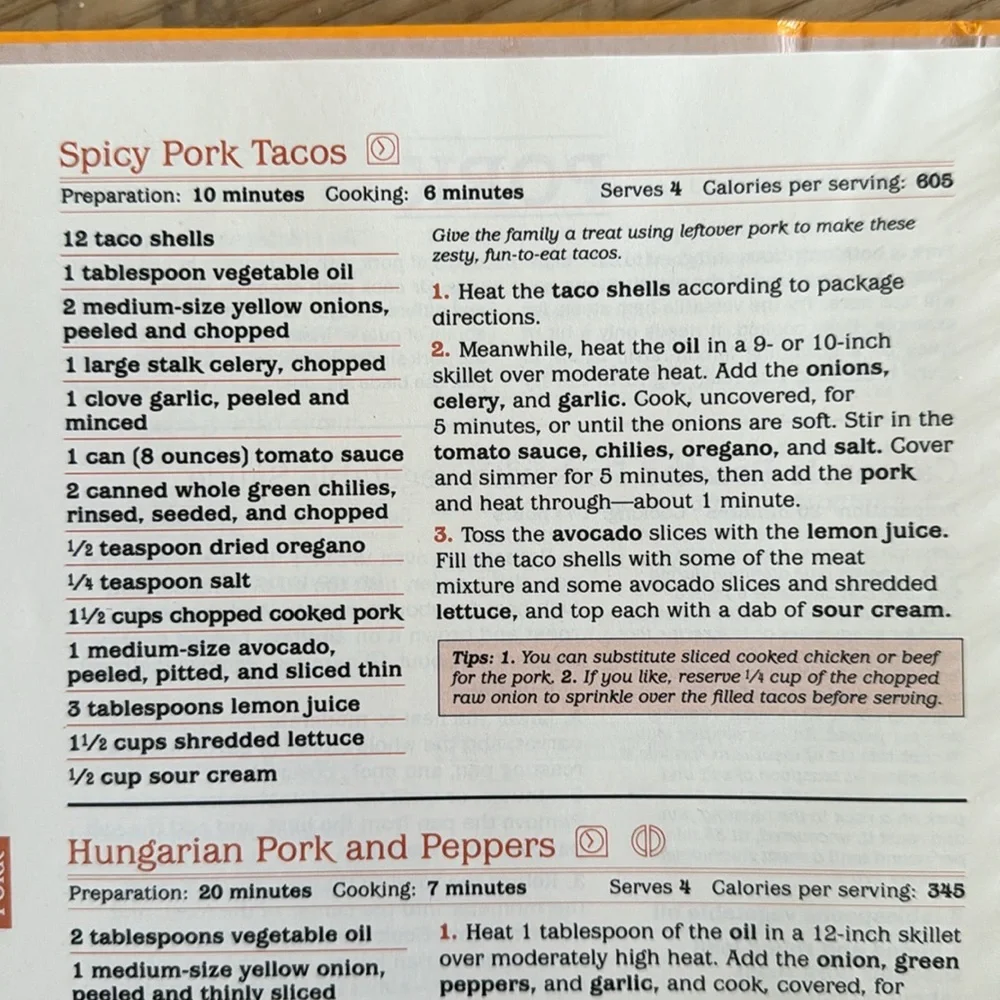 Vintage Quick Thrifty Cooking Reader’s Digest 1985 Cook Book